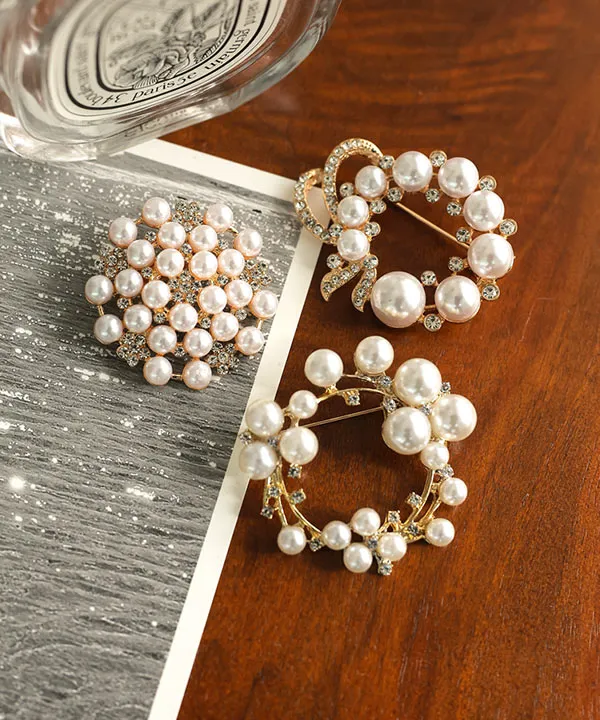 パールモチーフブローチ [J1132] - レディースファッション通販 神戸