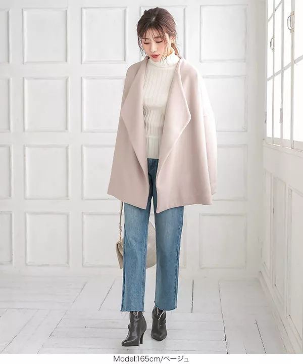 ビッグカラーコート [K984] - レディースファッション通販 神戸レタス