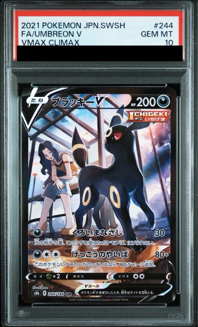 PSA10】ブラッキーV CSR 244/184 1枚の通販 土日祝休@magi公式