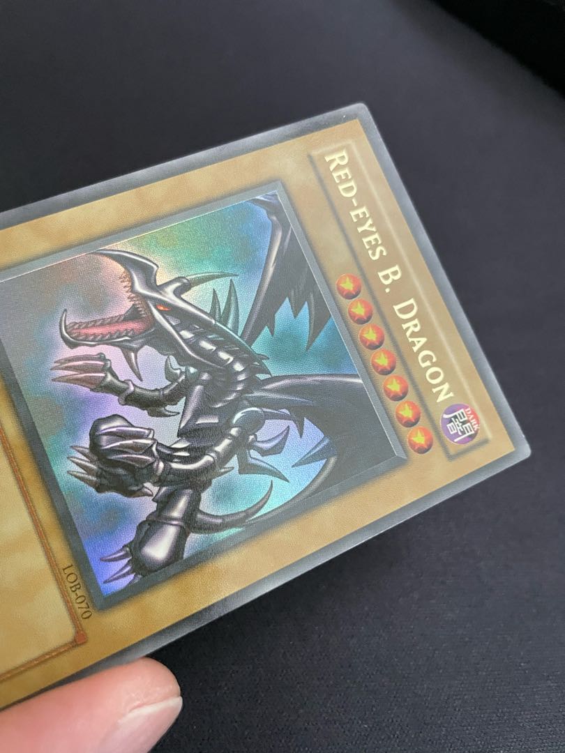 遊戯王 真紅眼の黒竜 英語 北米 LOB 1st Glossy ウルトラ 1枚の通販