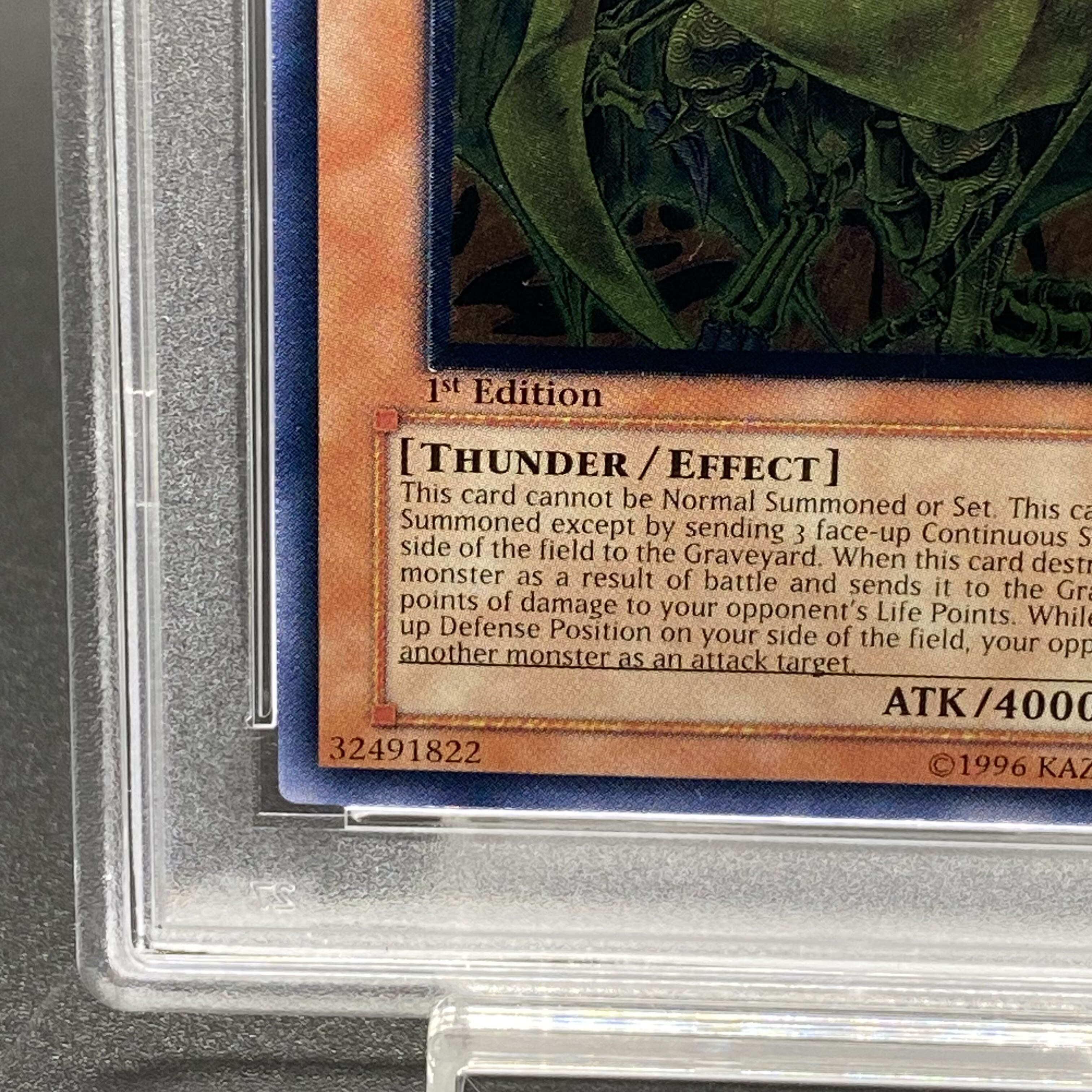 PSA10】降雷皇ハモン レリーフ 旧アジア版 アルティメットレア SOI