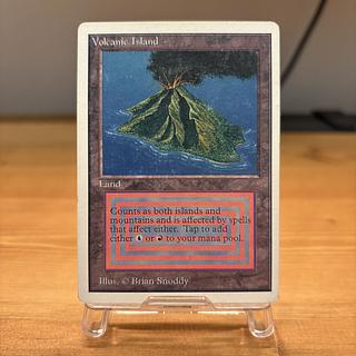 MTG 火山島 Volcanic デュアルランド Volcanic Island》[3ED] 土地R