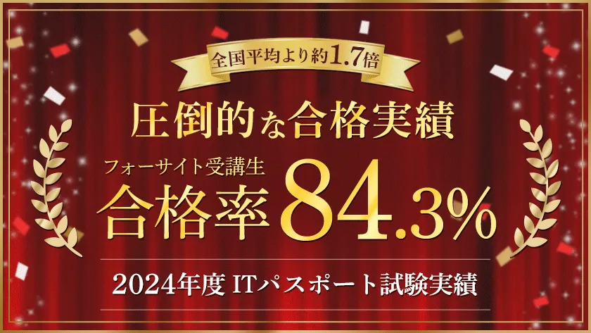 ITパスポート通信講座ならフォーサイト - 資格試験の通信教育・通信