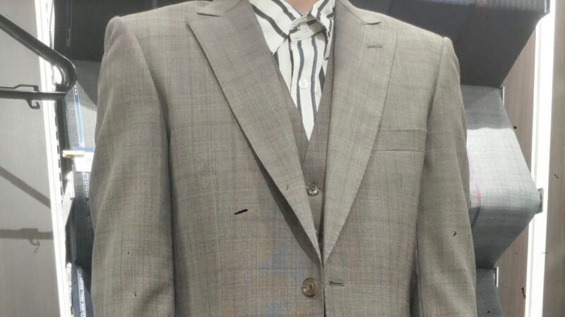 ブラウングレンチェックスーツ-アクタ西宮店スーツコレクション