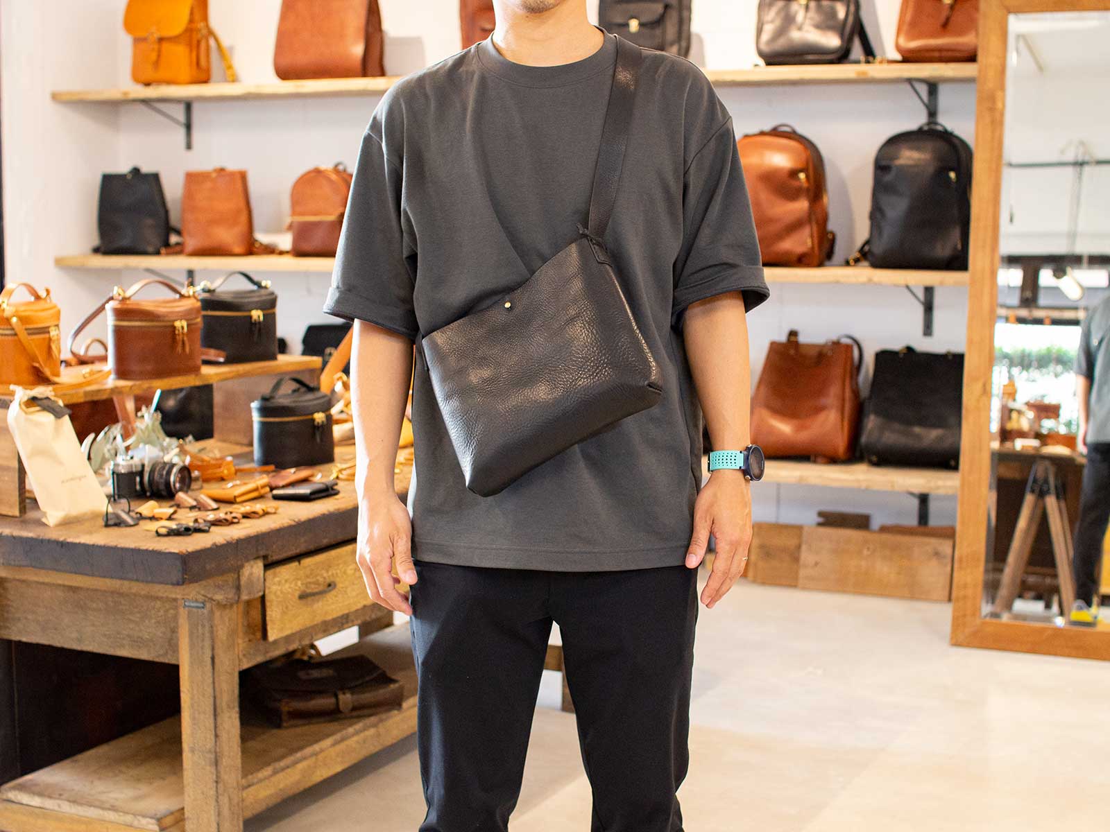 横トリムバッグ S |analogico（アナロジコ）