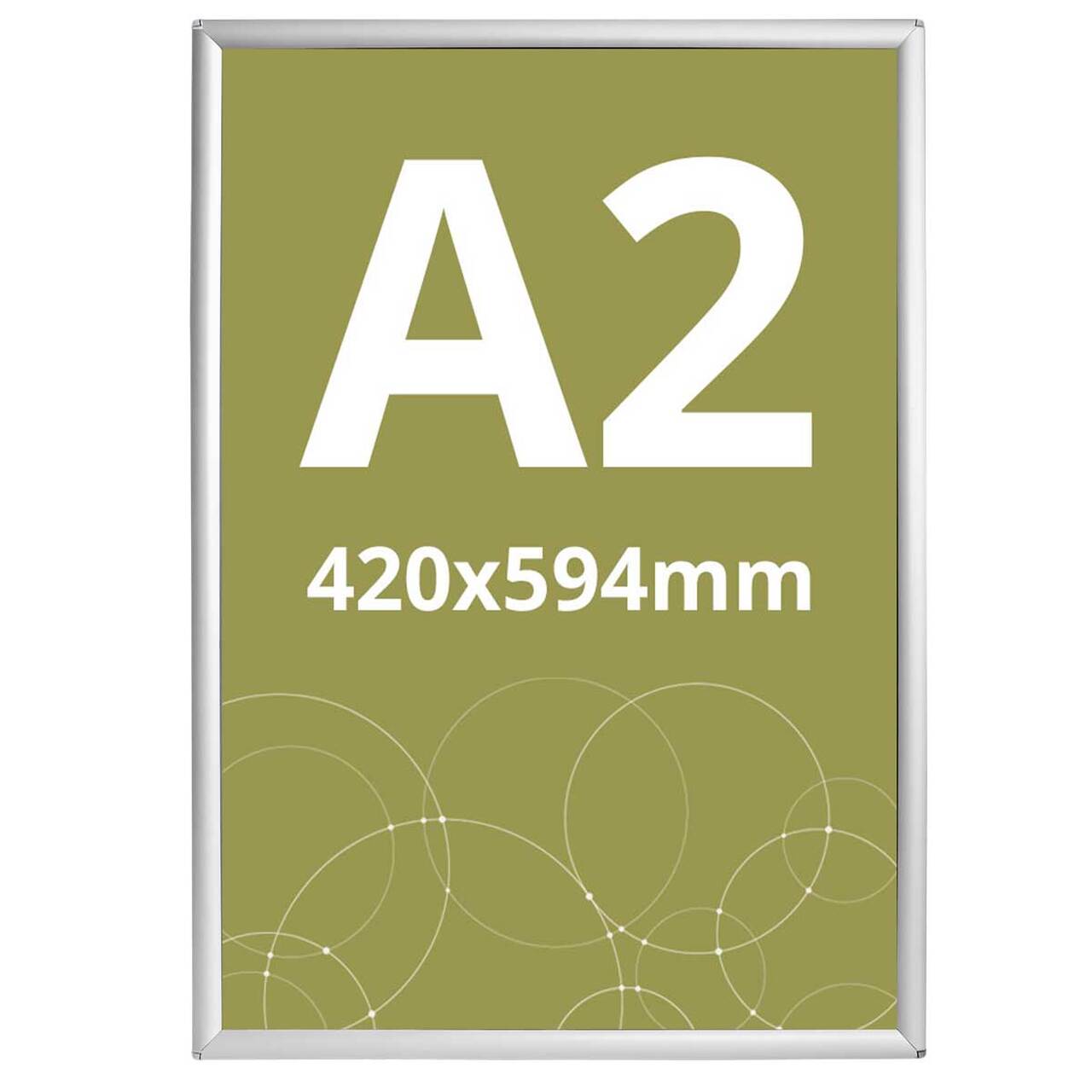 Ramă click OPTIFRAME din aluminiu pentru afișaj