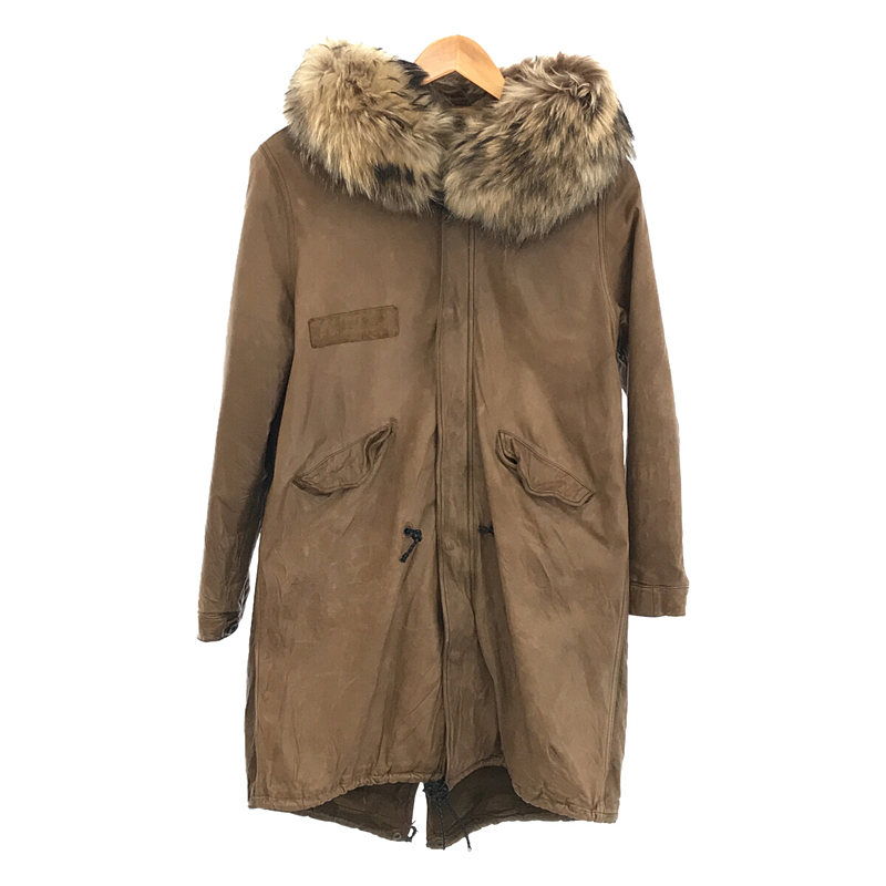 フィッシュテール レザーパーカー モッズコート 牛革 M51仕様