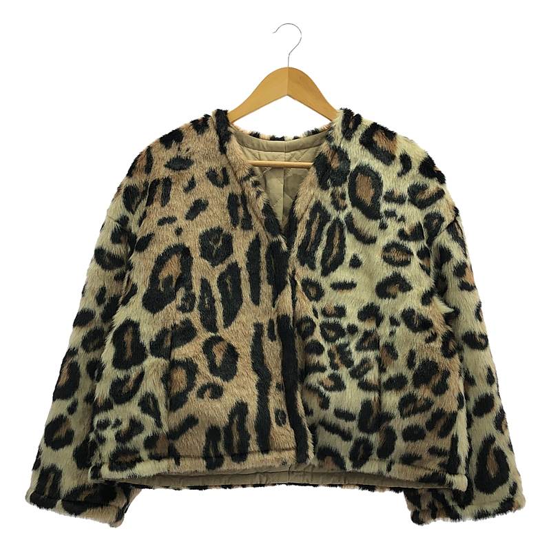 レオパード リバーシブル ショートコート | ブランド古着の買取・委託