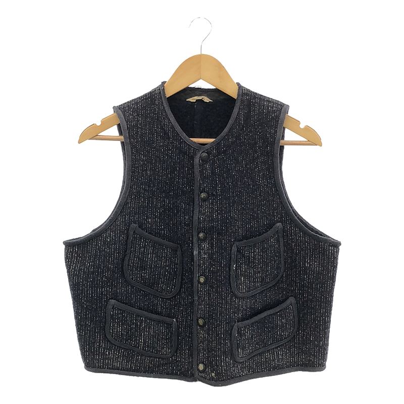 50s〜60s ヴィンテージ ごま塩 裏ボア ビーチクロス ベスト | ブランド