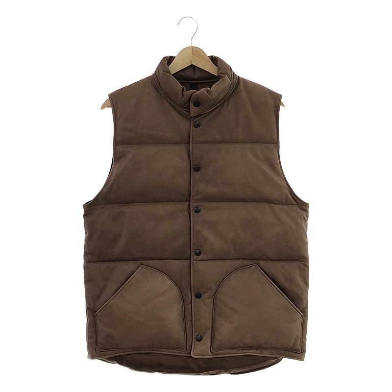 LEATHER DOWN VEST レザーダウンベスト | ブランド古着の買取・委託