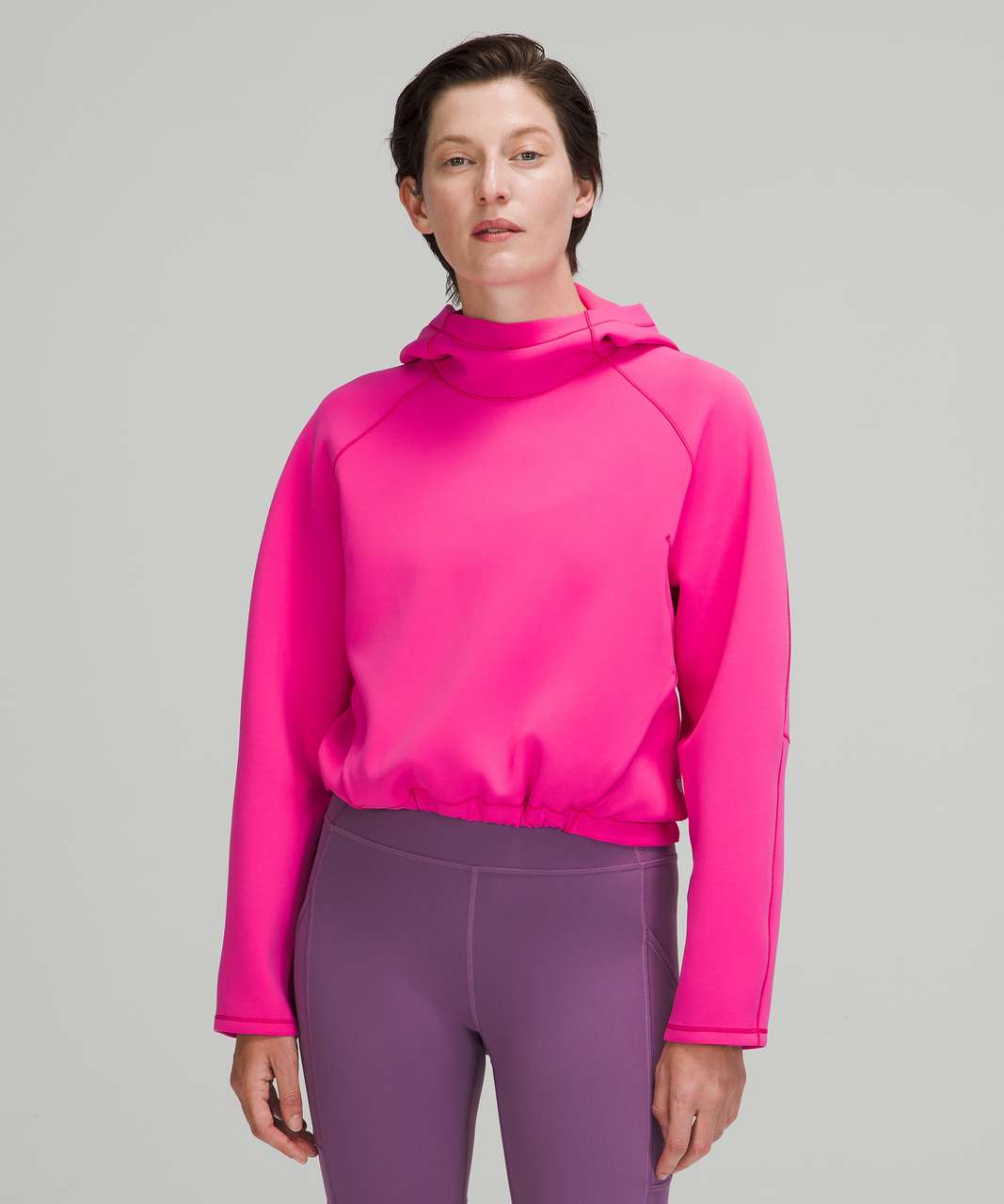 Lululemon AirWrap Pullover Hoodie - Sonic Pink - lulu fanatics