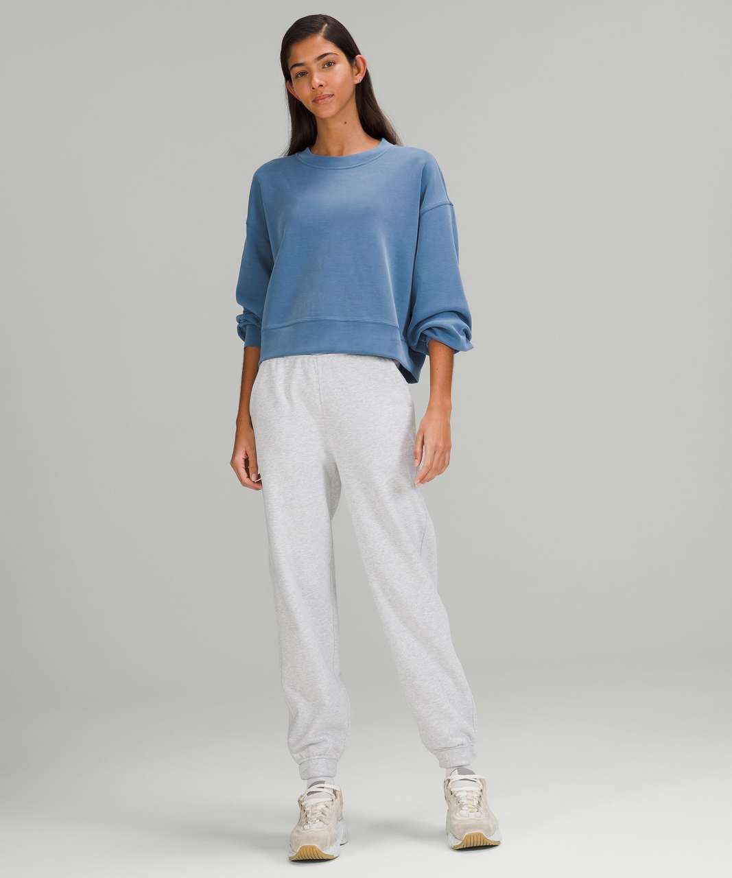 Lululemon Perfectly Oversized Cropped Crew *Softstreme - Soft