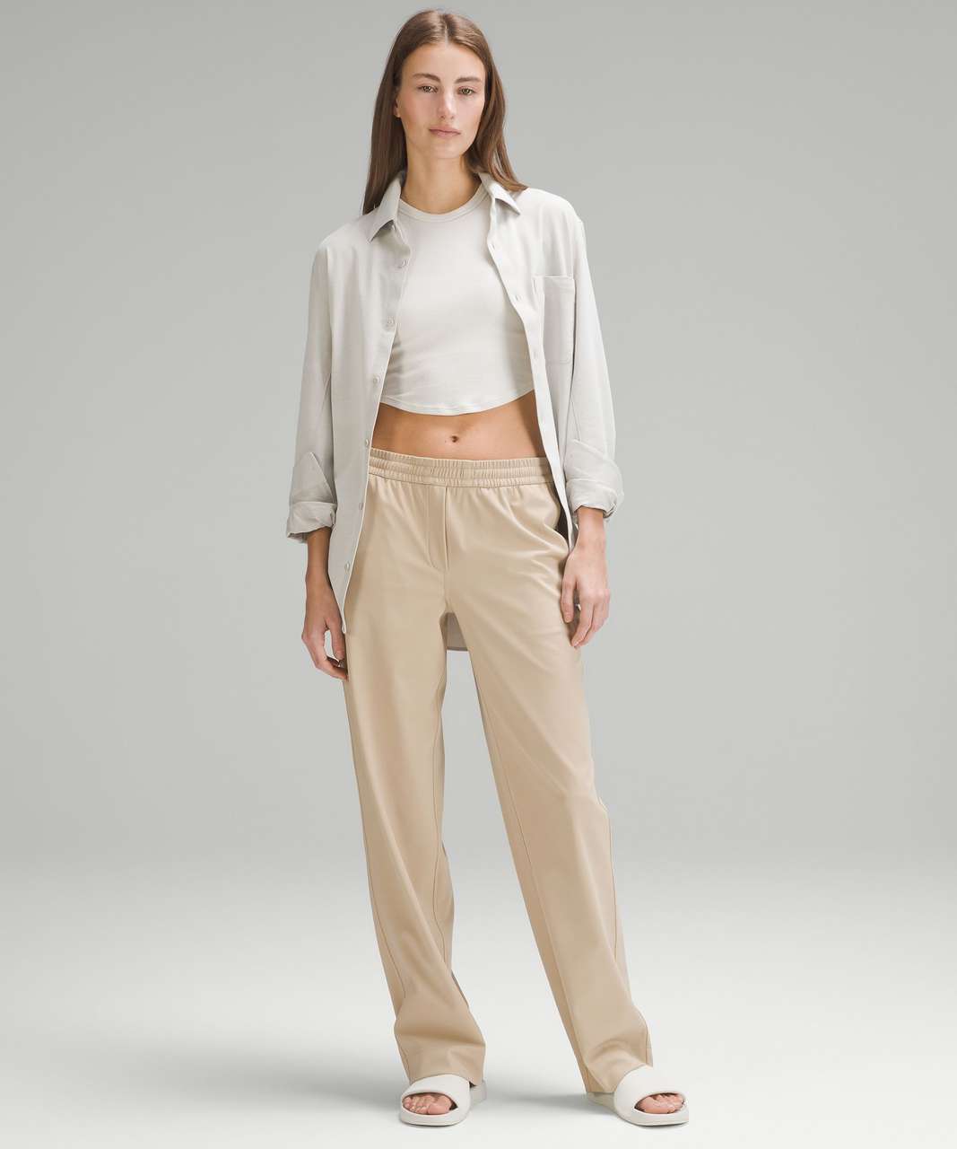 Lululemon Luxtreme Mid-Rise Straight-Leg Trouser - Trench - lulu