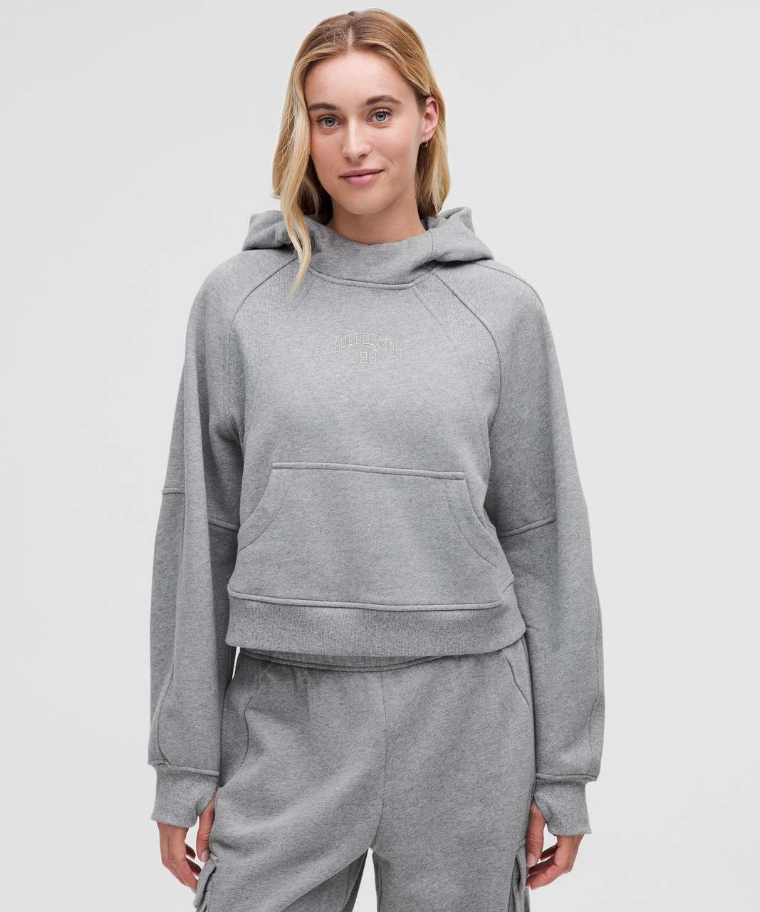Lululemon Scuba Oversized Hoodie *Graphic - Heathered Medium Grey
