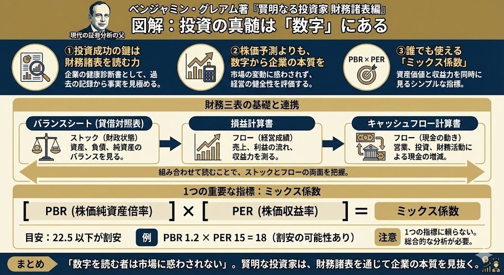 ベンジャミン・グレアム著『賢明なる投資家 財務諸表編』｜リベシティ