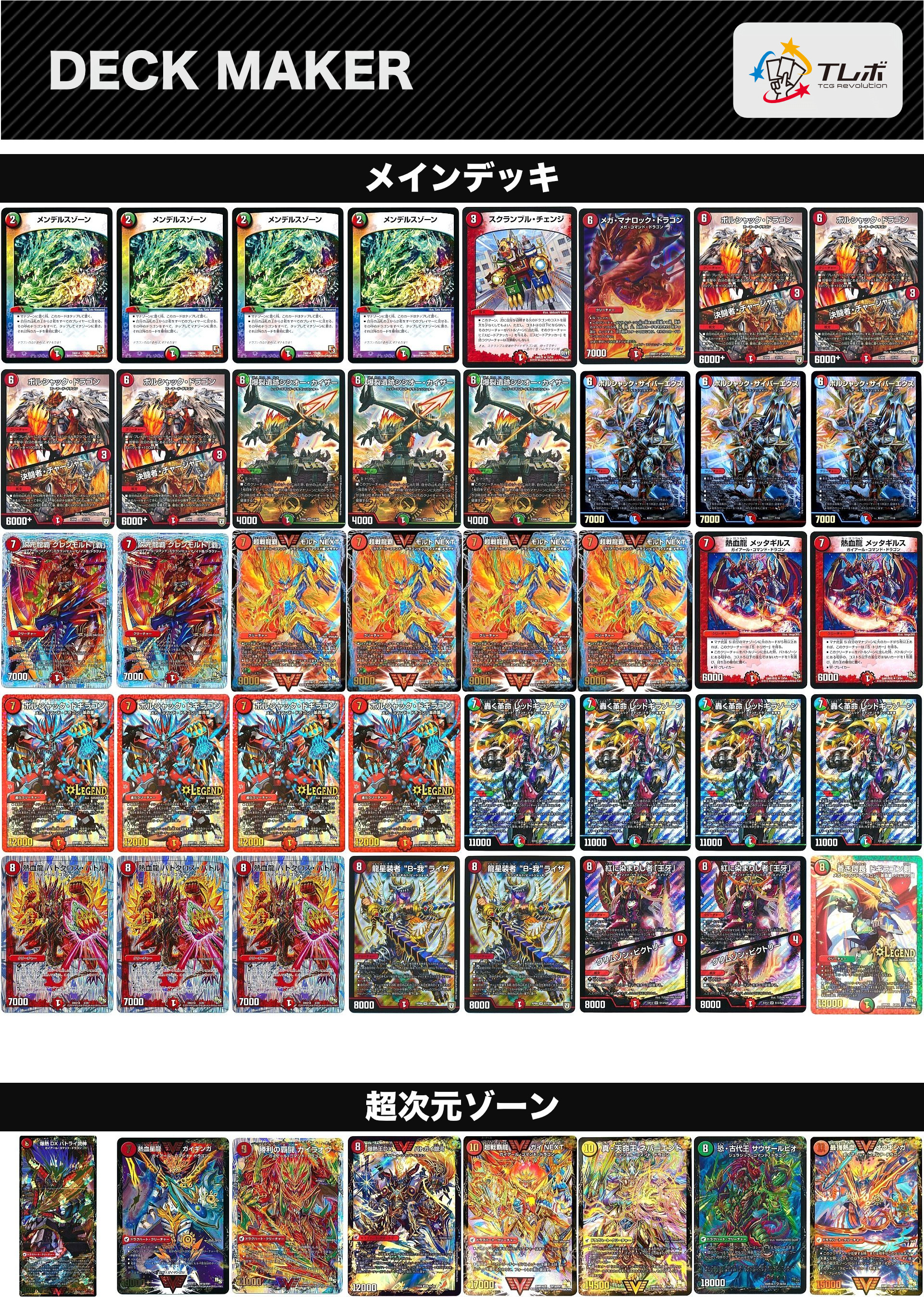 デュエルマスターズ モルネク連ドラ デッキレシピ詳細 | ガチまとめ