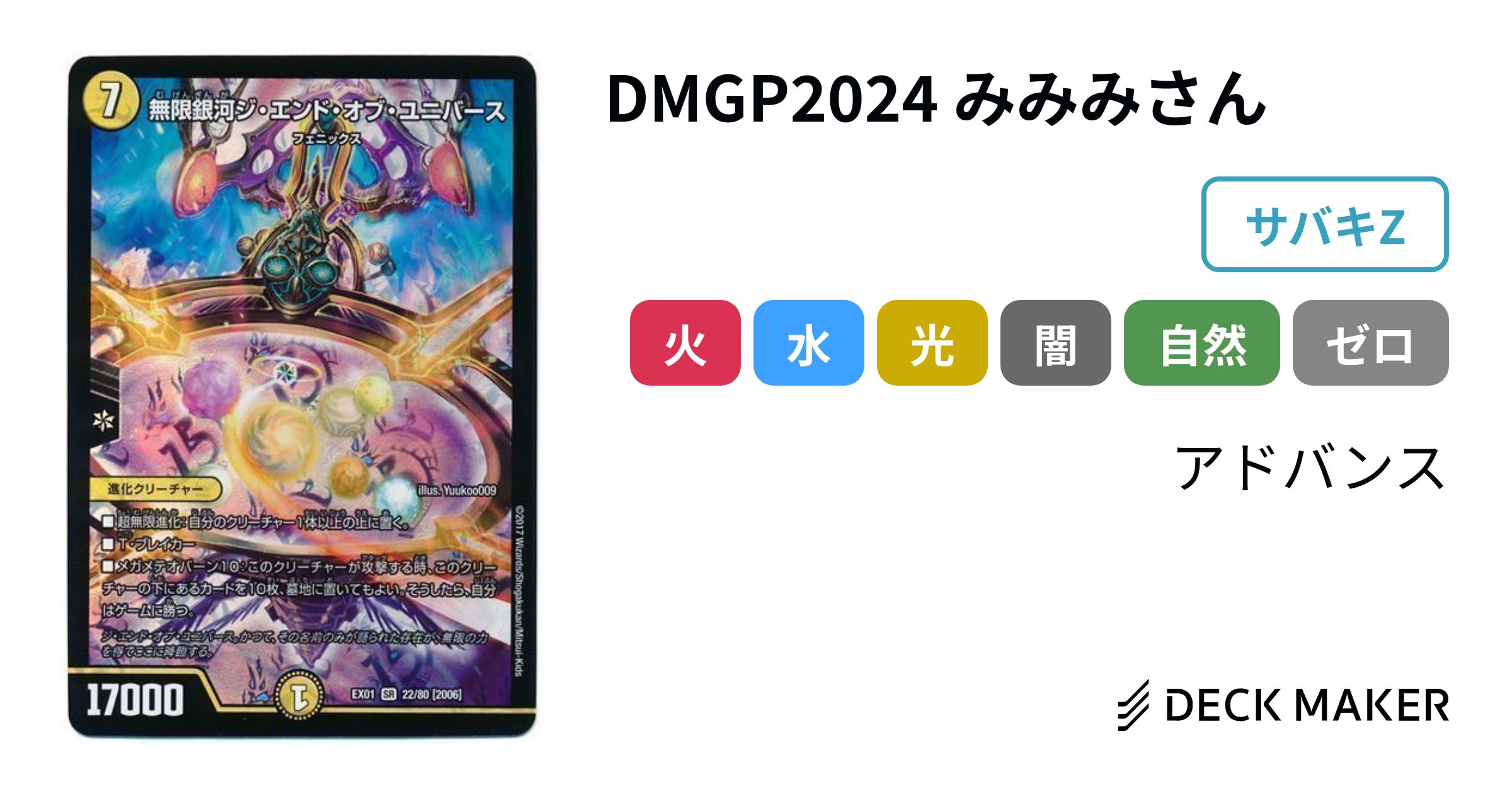 デュエルマスターズ DMGP2024 みみみさん デッキレシピ詳細 | ガチまとめ