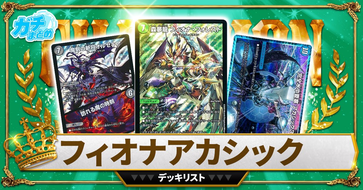 二重スリーブ】フィオナアカシック デッキ+パーツ フィオナアカシック