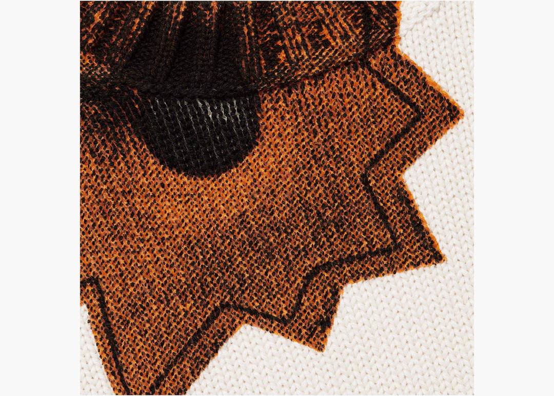 Supreme Nate Lowman Sweater White | Hype Clothinga