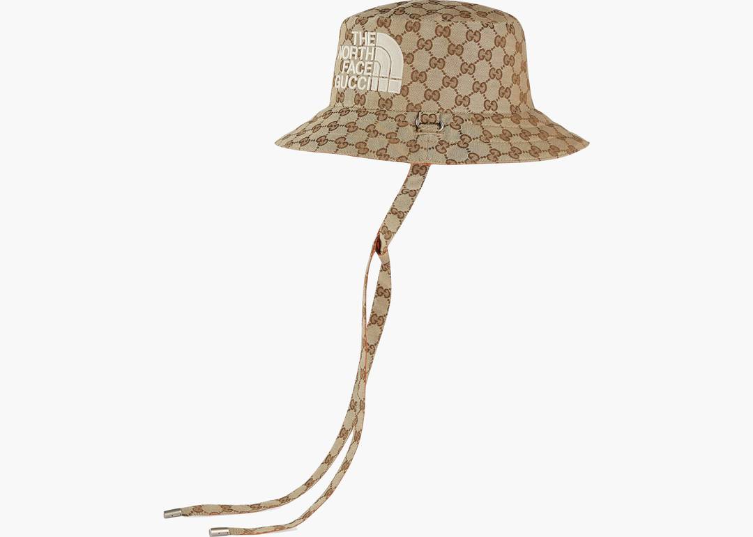 Gucci x The North Face GG Canvas Bucket Hat Beige/Ebony | Hype