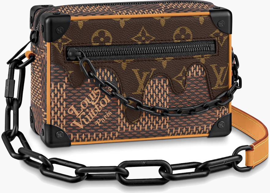 Louis Vuitton x Nigo Soft Trunk Damier Ebene Giant Mini Brown in