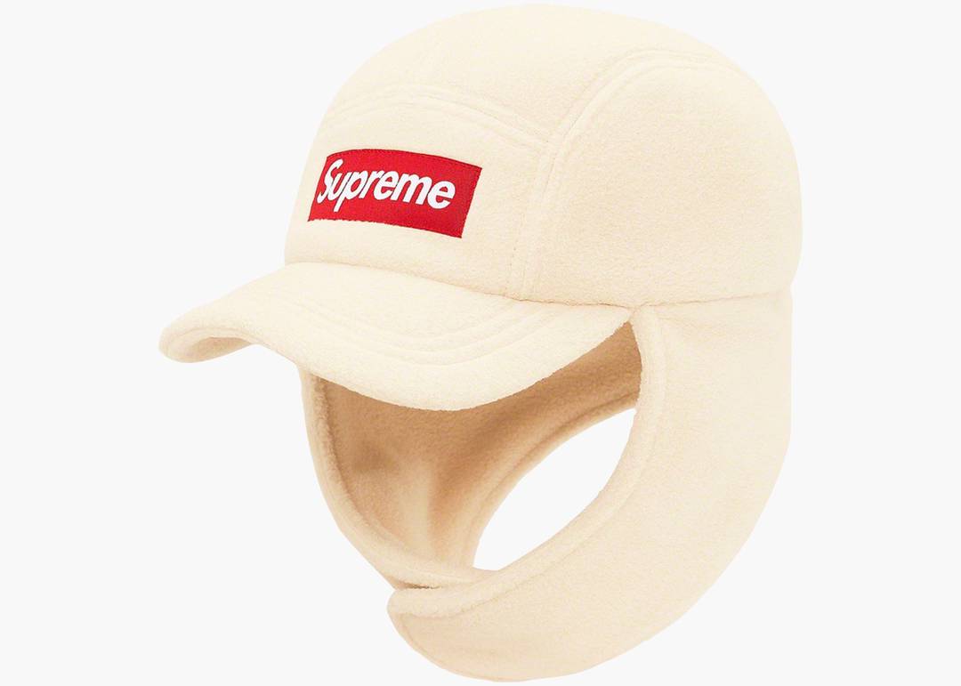 Supreme Polartec Earflap Camp Cap Natural | Hype Clothinga