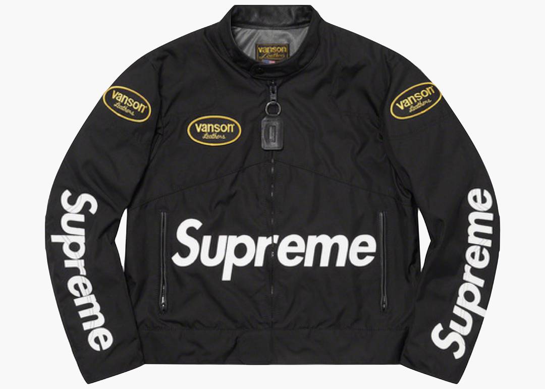 Supreme / Vanson Leathers Cordura Jacket Black