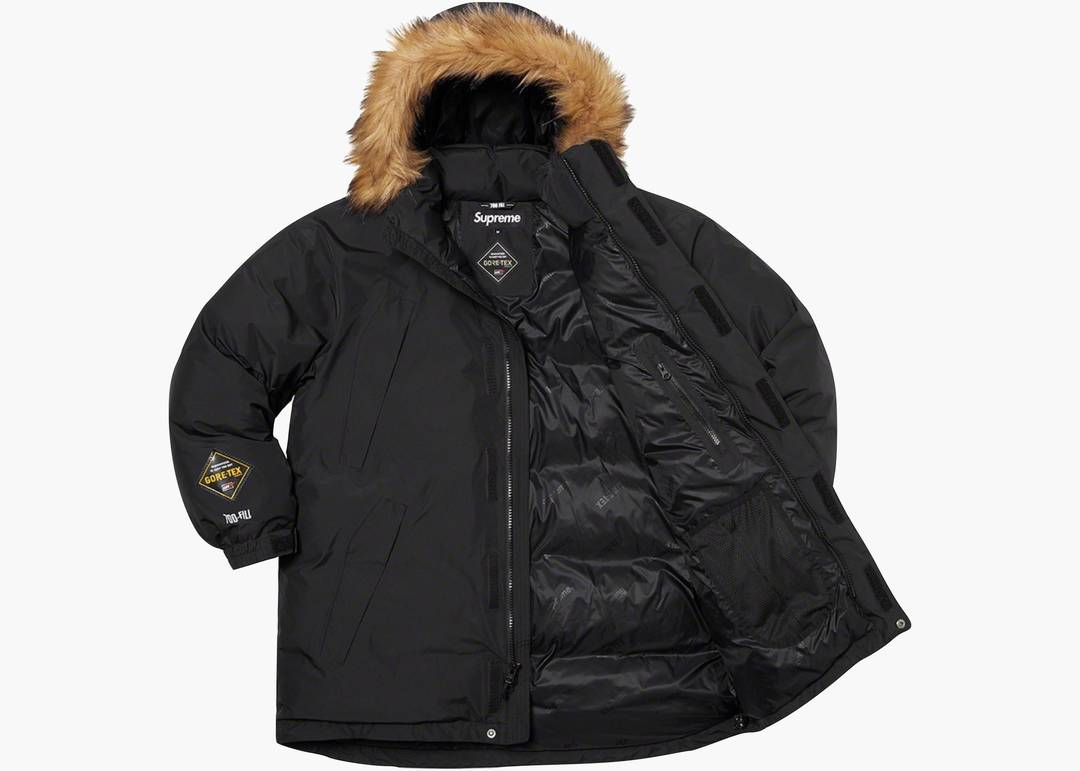Supreme GORE-TEX 700-Fill Down Parka (FW21) Black | Hype Clothinga