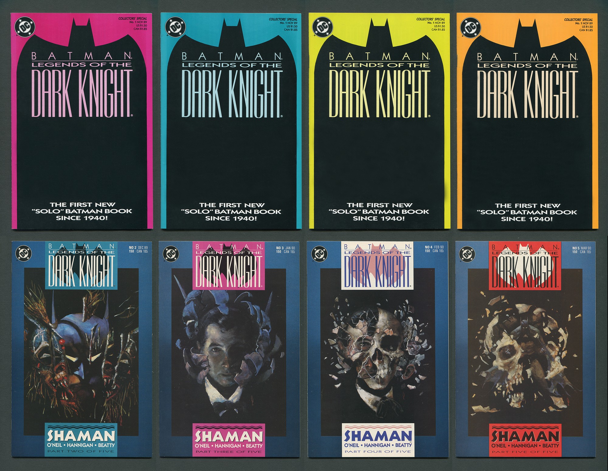 Batman Legends of the Dark Knight #1 (SET of all 4 cover Variants