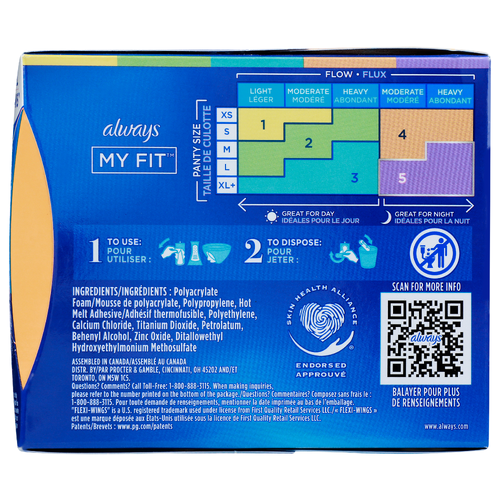 Always Infinity Flexfoam Size 4 Pads - 13 Count - 1 Count