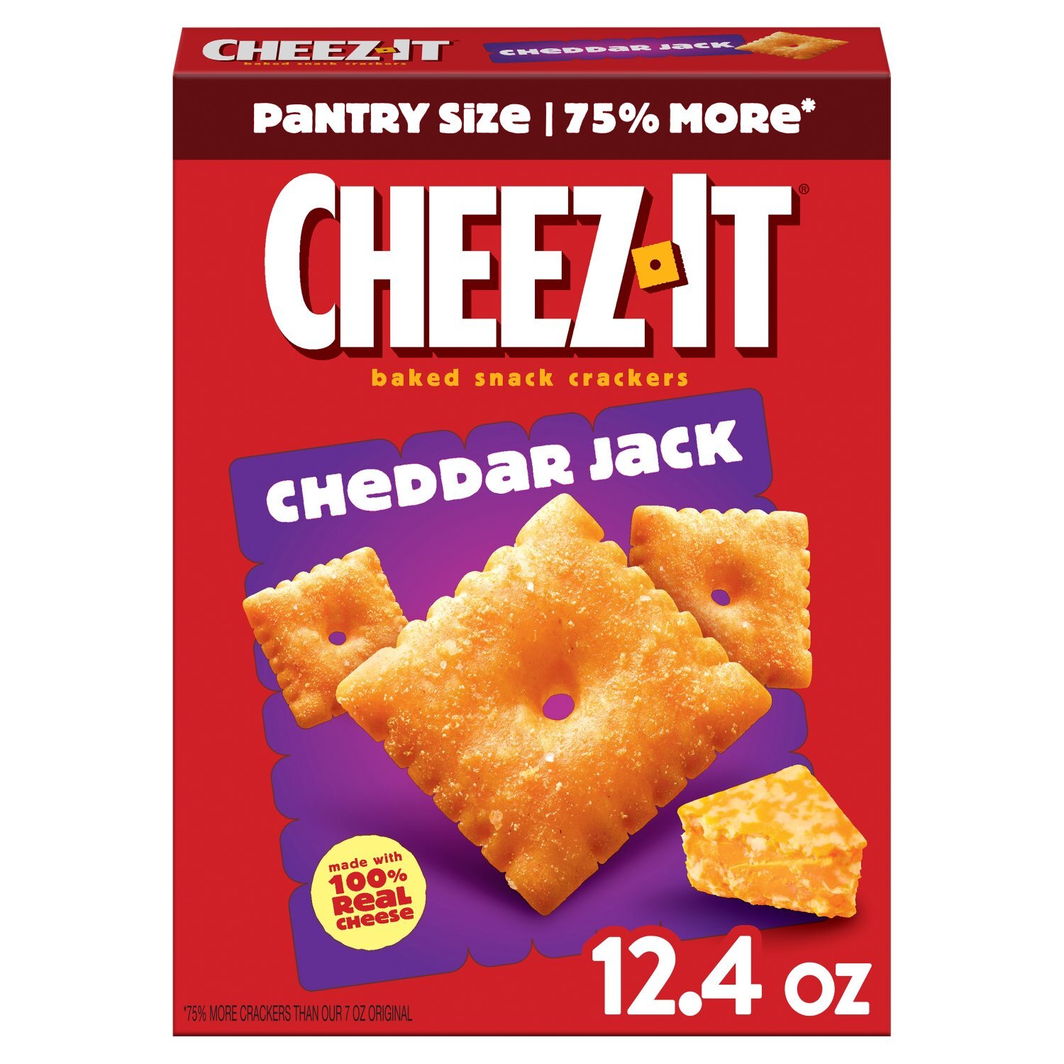 Cheez-It Duoz Jalapeño & Cheddar Jack Baked Snack Crackers, 12.4