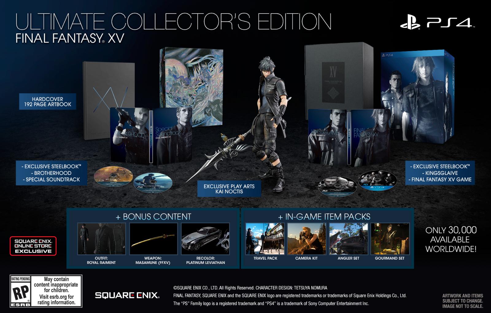 Final Fantasy XV [Ultimate Collector's Edition] Prices Playstation