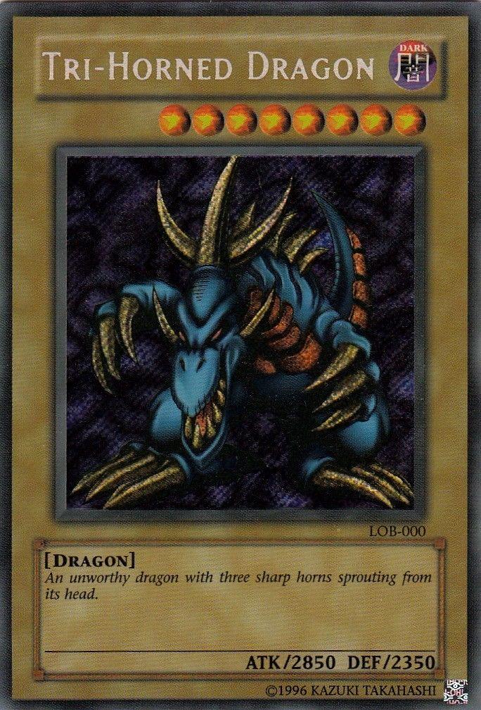Tri-Horned Dragon LOB-000 Prices | YuGiOh Legend of Blue Eyes