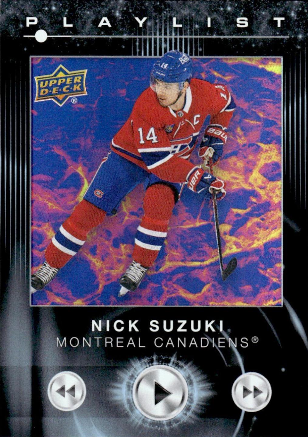 Nick Suzuki #PL-11 Prices | 2024 Upper Deck Playlist | Hockey Cards