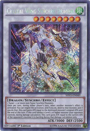 Crystal Wing Synchro Dragon [1st Edition] SHVI-EN049 Prices