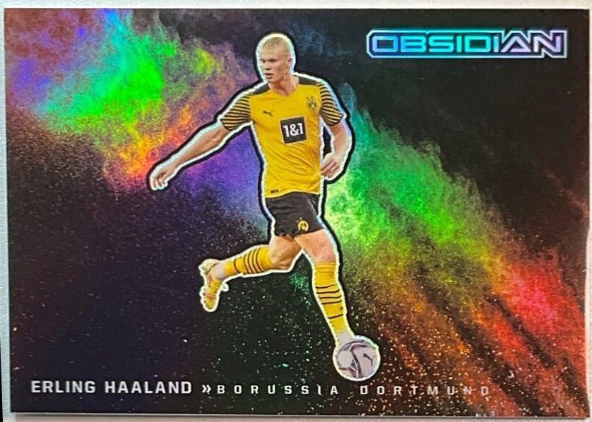 Erling Haaland #2 Prices | 2021 Panini Obsidian Black Color Blast