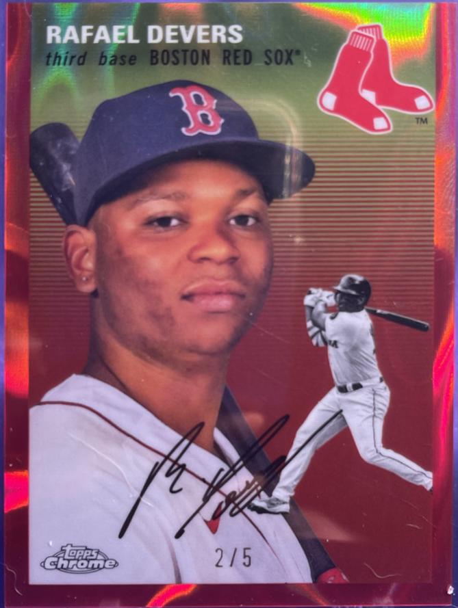 Rafael Devers [Red Lava Refractor] #299 Prices | 2023 Topps Chrome