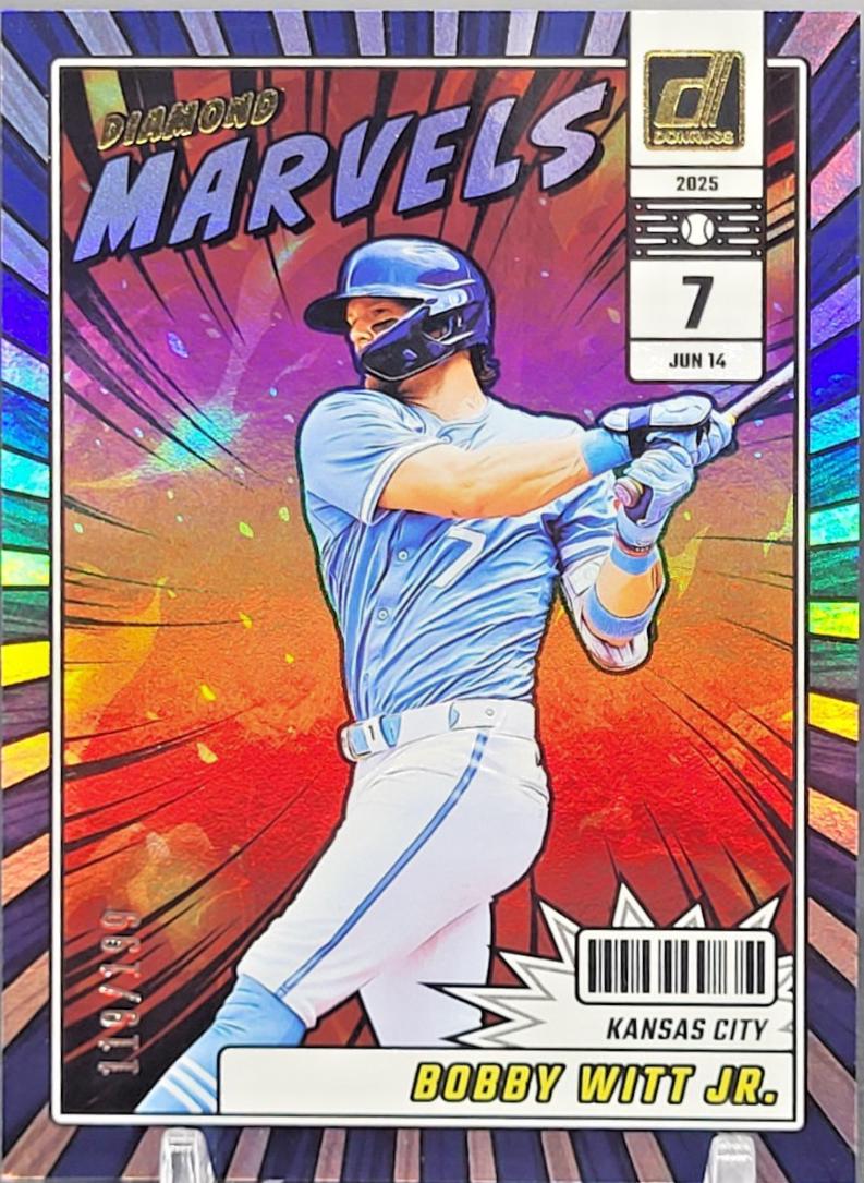 Bobby Witt Jr. [Holo] #9 Prices | 2025 Panini Donruss Diamond