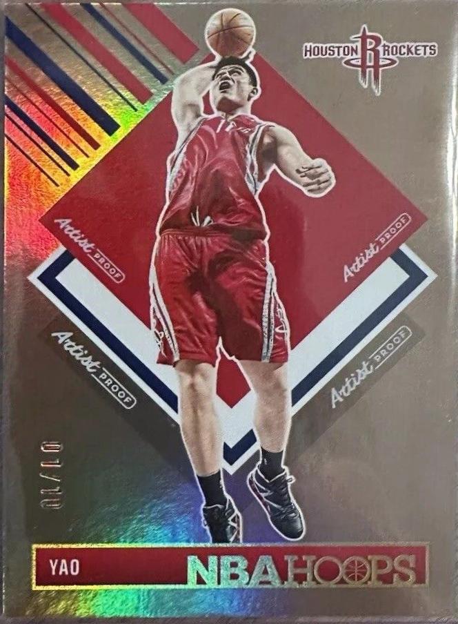 Yao Ming [Gold Artist Proof] #298 Prices | 2024 Panini NBA Hoops