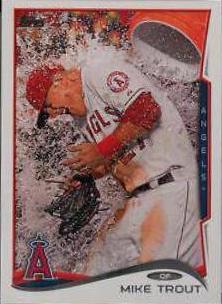 Mike Trout [Gatorade Bath] #1 Prices | 2014 Topps | Baseball Cards