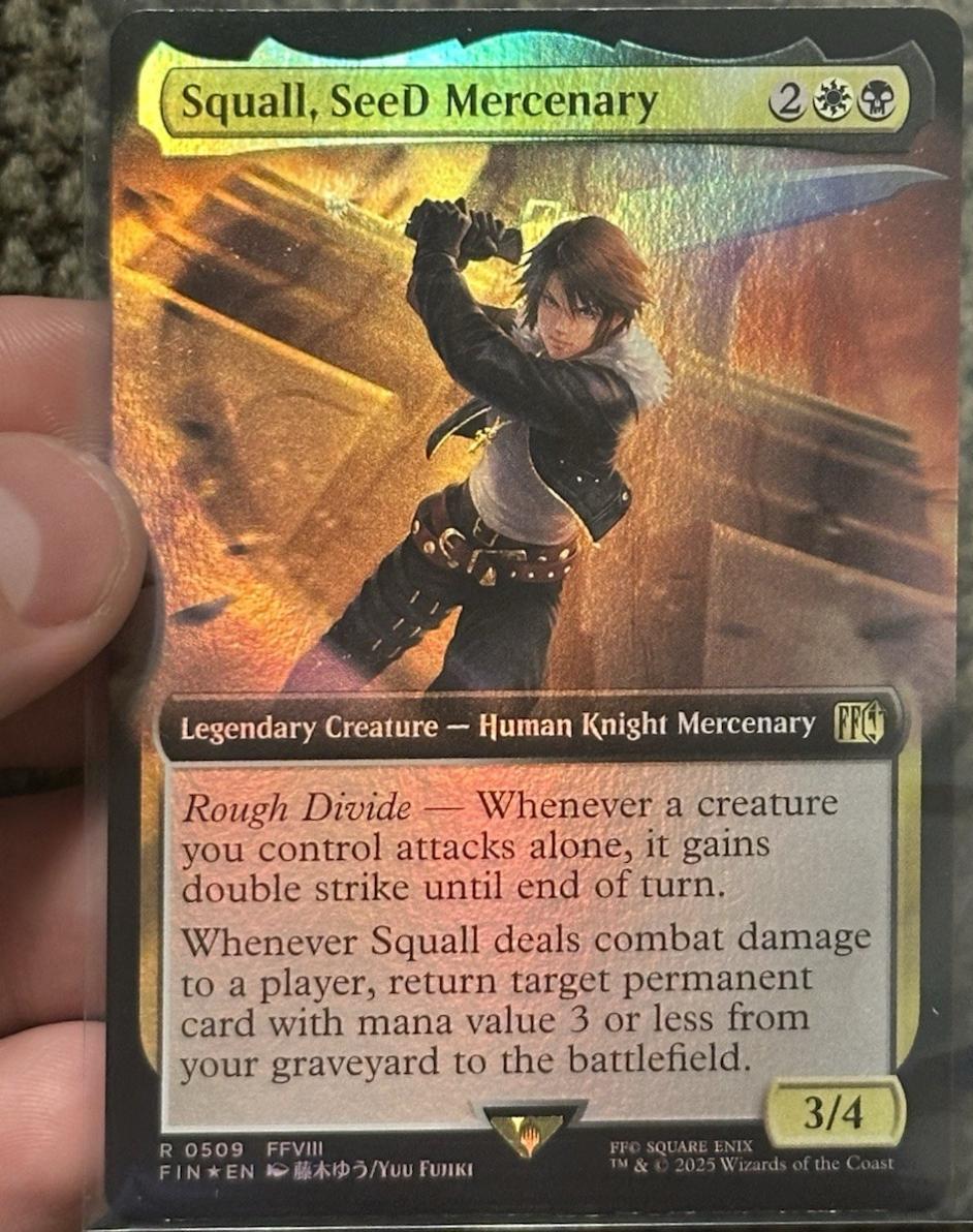 Squall, SeeD Mercenary [Extended Art Foil] #509 Prices | Magic