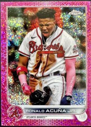 Ronald Acuna Jr. [Magenta Speckle Refractor] #165 Prices | 2022