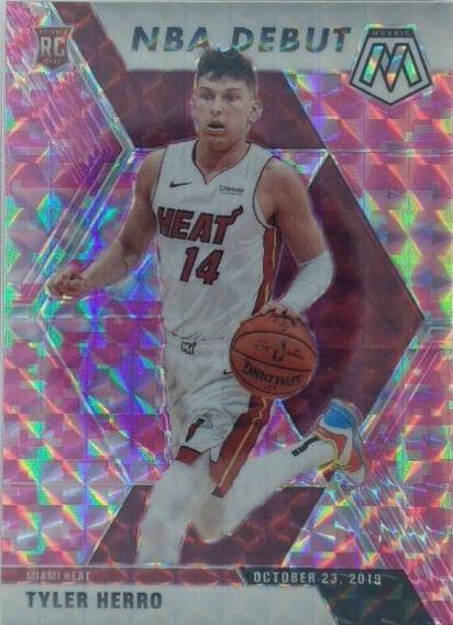 Tyler Herro [Pink Camo] #280 Prices [Rookie] | 2019 Panini Mosaic