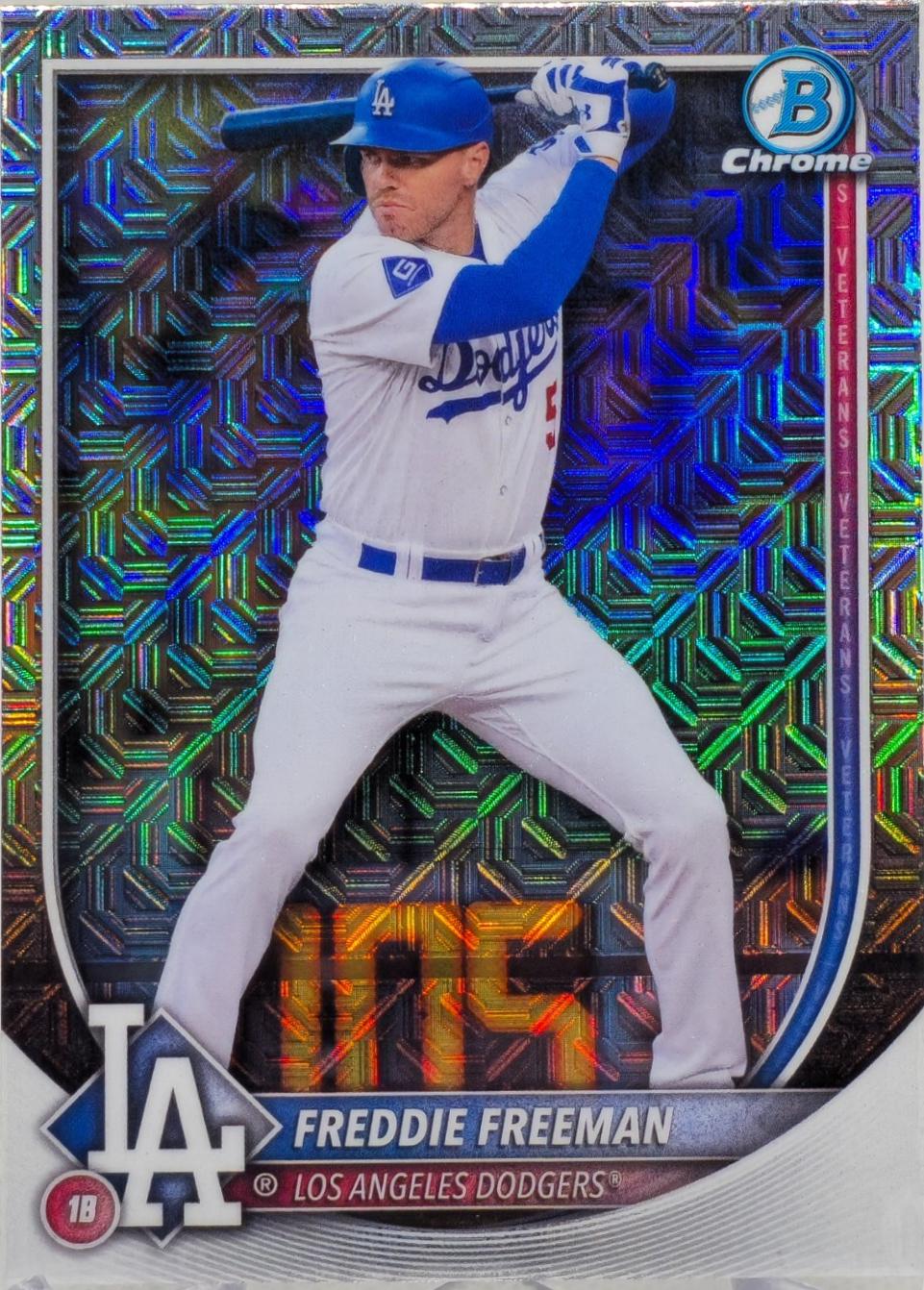 Freddie Freeman [Burgundy Refractor] #5 Prices | 2025 Bowman