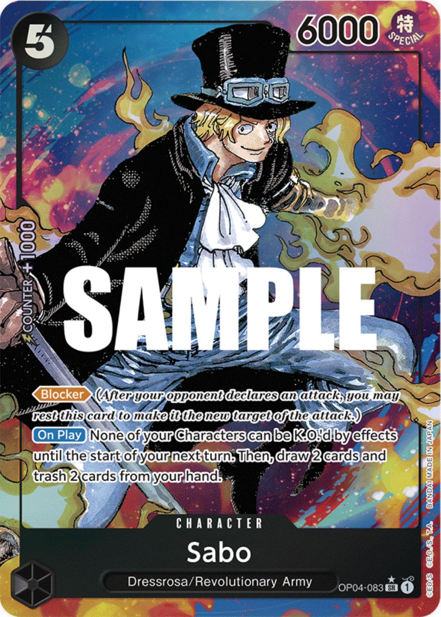 Sabo [Alternate Art] OP04-083 Prices | One Piece Kingdoms of