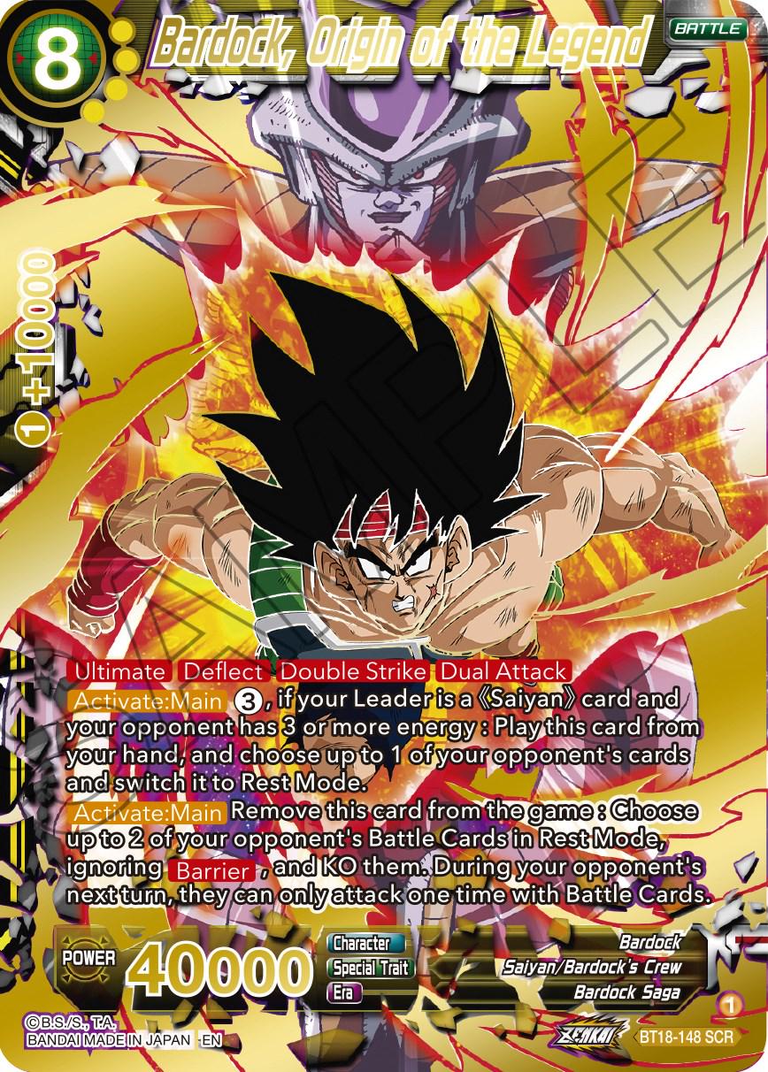 Bardock, Origin of the Legend BT18-148 Prices | Dragon Ball Super
