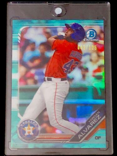 Yordan Alvarez [Aqua Shimmer Refractor] #BCP-123 Prices | 2019