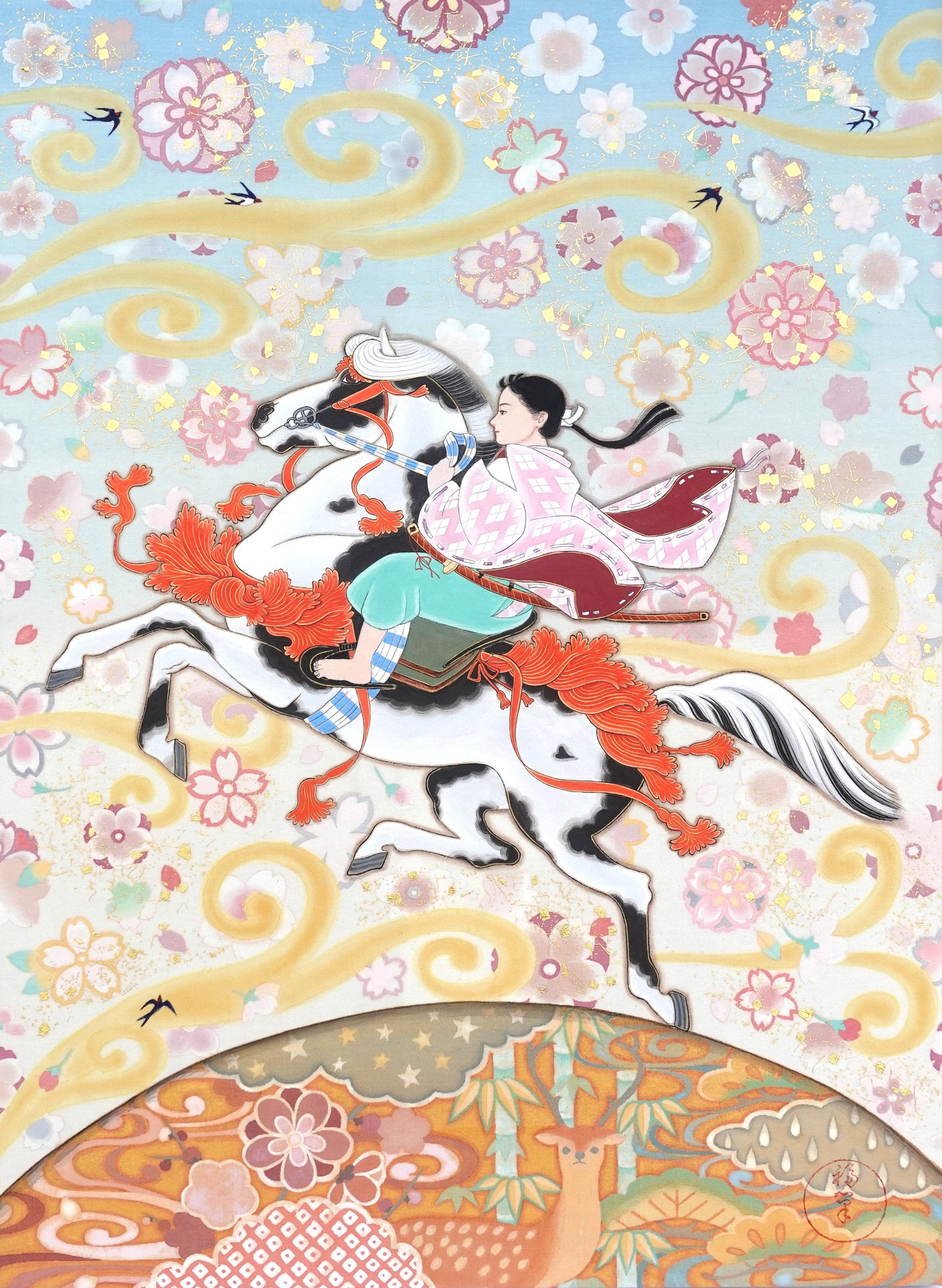 中沢 梓 大和絵展 ～新春万福～ | 大和絵師 中沢梓 | オーダーメイドで