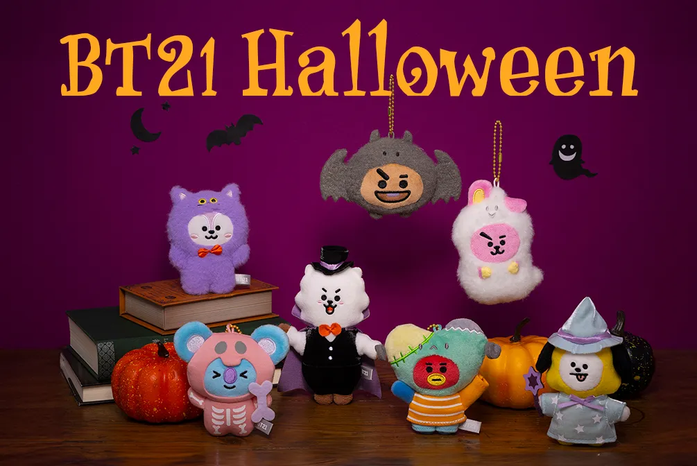 BT21 ハロウィンマスコット 9/30～発売(公式オンラインストア)