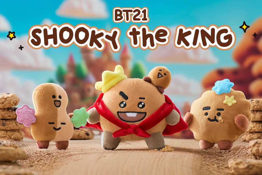 BT21 SHOOKY the KING シリーズ 2/25～発売(公式オンラインストア)